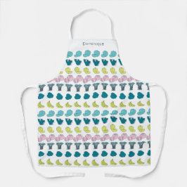 Delantal Apron de impresión personalizada y moderna de frut