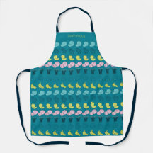 Apron de impresión personalizada y moderna de frut