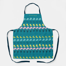 Delantal Apron de impresión personalizada y moderna de frut
