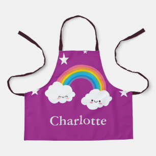Delantal Apron de impresión todo el mundo con arco iris pe