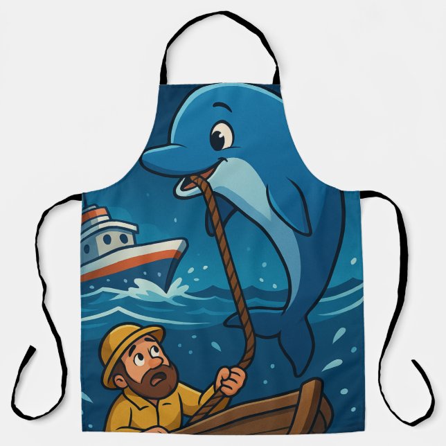 Delantal Apron de impresión todo sobre (Anverso)