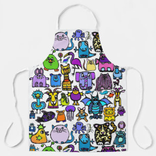 Delantal Apron de impresión todo sobre - (adulto - grande)