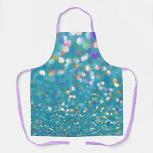 Delantal Apron de impresión todo sobre Aqua Confetti