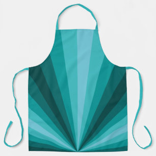 Delantal Apron de impresión todo sobre Aqua de ilusión ópti