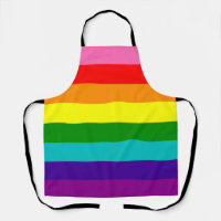 Apron de impresión todo sobre bandera gay LGBT arc