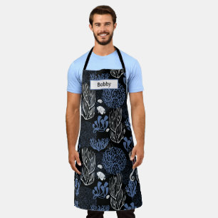 Delantal Apron de impresión todo sobre caballito de mar del