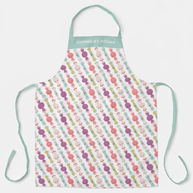 Delantal Apron de impresión todo-sobre con personalizado Ka (Anverso)