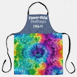 Delantal Aprón de impresión todo-sobre con tinta hippie per