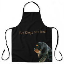 Apron de impresión todo-sobre de Cavalier King Cha