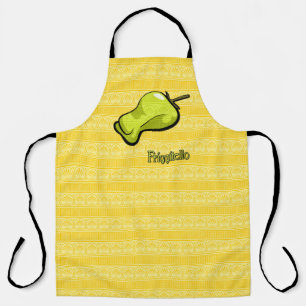 Delantal Apron de impresión todo-sobre de Friggitello Chili