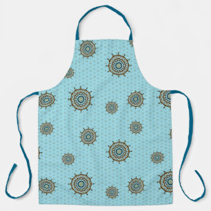 Delantal Apron de impresión todo-sobre de Mehndi Fantasy Co