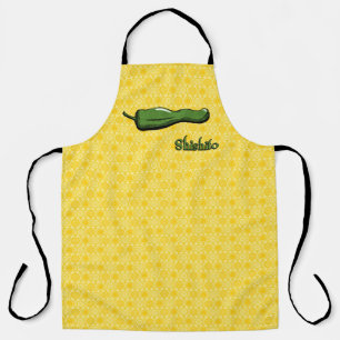 Delantal Apron de impresión todo-sobre de Shishito Chili Pe