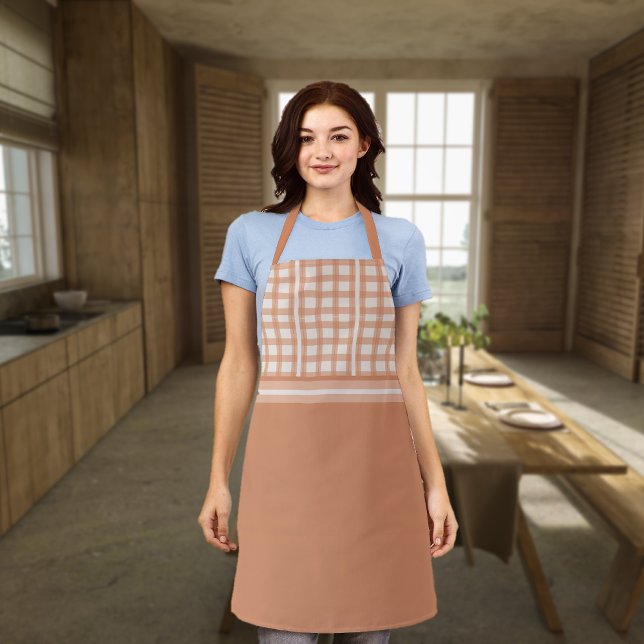 Delantal Apron de impresión todo-sobre de Terracotta Naranj (Subido por el creador)