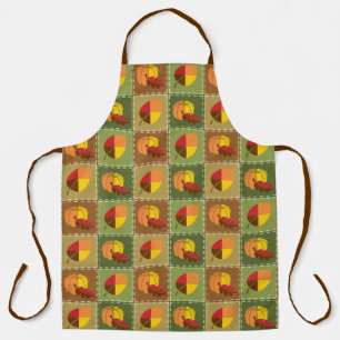 Delantal Apron de impresión todo sobre el montón de otoño