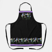 Apron de impresión todo sobre flores silvestres si