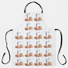 Apron de impresión todo sobre galletas de chocolat