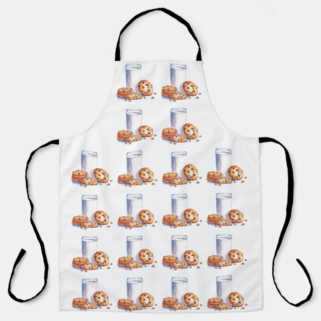 Delantal Apron de impresión todo sobre galletas de chocolat (Anverso)