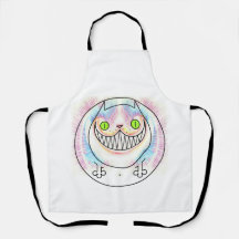 Apron de impresión todo sobre gato graso personali