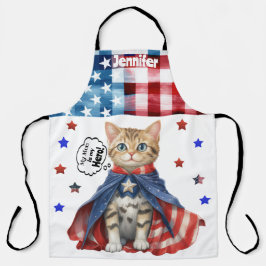 Delantal Apron de impresión todo sobre gatos de gatos de ta