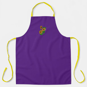 Delantal Apron de impresión todo sobre girasol