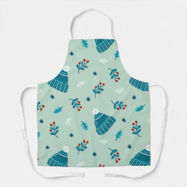 Delantal Apron de impresión todo sobre invierno