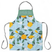 Apron de impresión todo sobre italia de naranja de