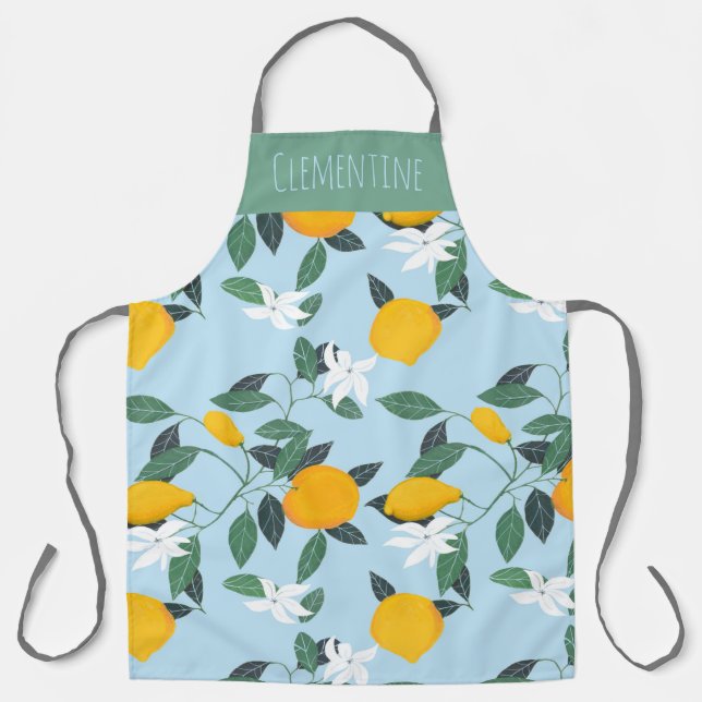Delantal Apron de impresión todo sobre italia de naranja de (Anverso)
