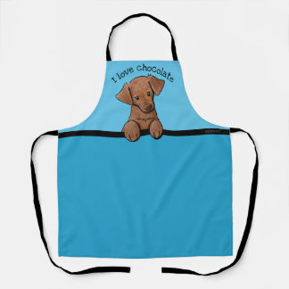 Delantal Apron de impresión todo sobre KiniArt Chocolate La
