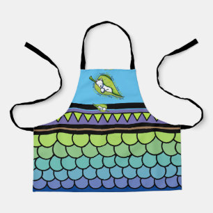 Delantal Apron de impresión todo sobre KiniArt Westie Green