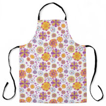 Apron de impresión todo sobre la floral de primave