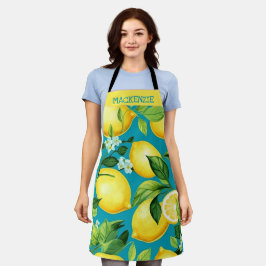 Delantal Apron de impresión todo sobre la floral personaliz