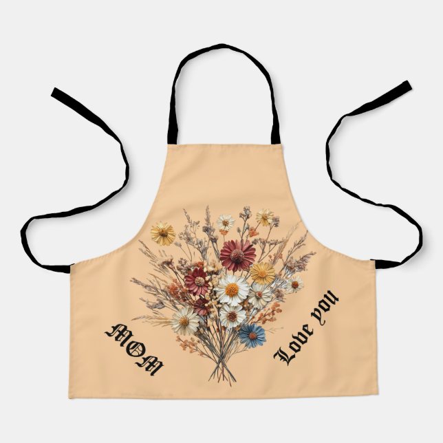 Delantal Apron de impresión todo sobre mamá (Anverso)