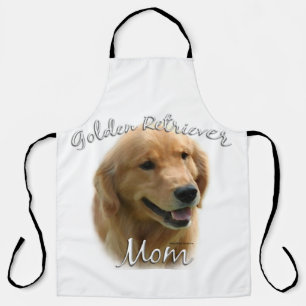 Delantal Apron de impresión todo sobre mamá de Golden Retri