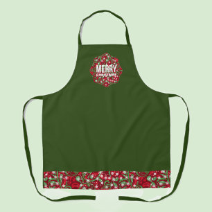 Delantal Apron de impresión todo sobre navidad