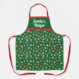 Delantal Apron de impresión todo sobre Navidades personaliz