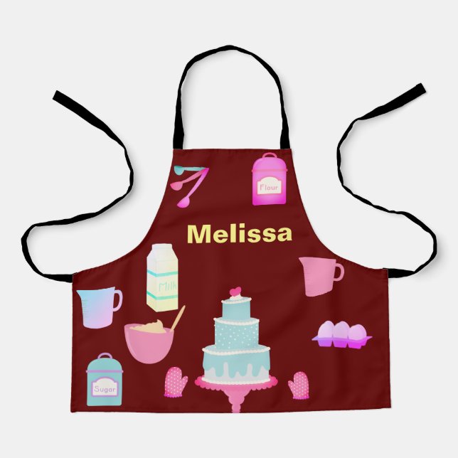 Delantal Apron de impresión todo sobre niños (Anverso)