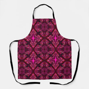 Delantal Apron de impresión todo sobre patrones púrpura y c