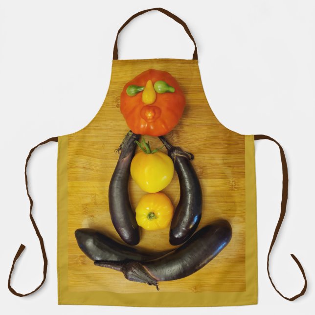 Delantal Aprón de impresión todo-sobre Planti de huevo (Anverso)