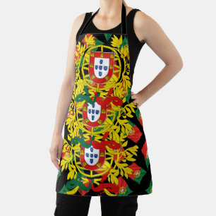 Delantal Apron de impresión todo sobre Portugal