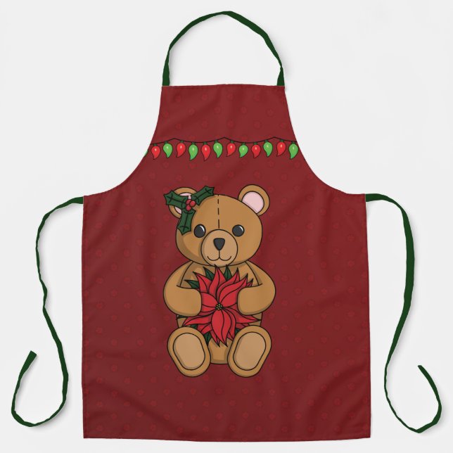 Delantal Apron de impresión todo sobre regalo de Teddy (Anverso)