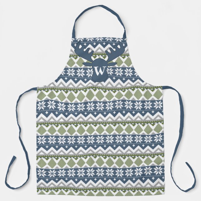 Delantal Apron de impresión todo sobre suéter de invierno (Anverso)