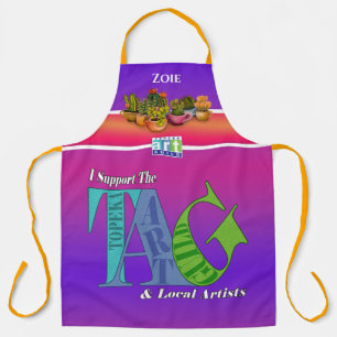Delantal Apron de impresión todo sobre TAG - Zoie