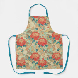 Delantal Apron de impresión todo sobre todo el mundo floral