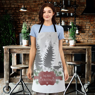 Delantal Apron de impresión todo sobre Winter Wonderland - 