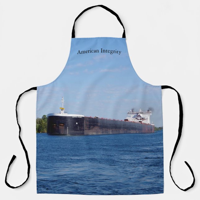 Delantal apron de Integridad Americana (Anverso)