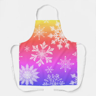 Delantal Apron de invierno con copo de nieve - Cocina y hor