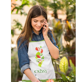 Delantal Apron de jardín de nombre personalizado