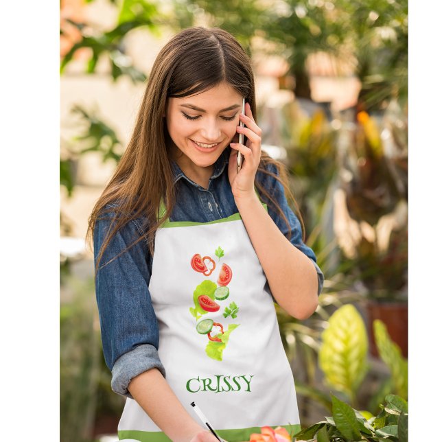 Delantal Apron de jardín de nombre personalizado (Subido por el creador)
