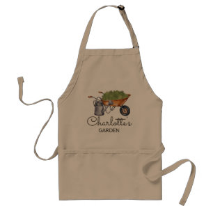 Delantal Apron de jardinería personalizado, Apron personali