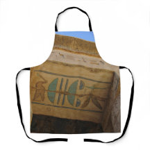 Apron de jeroglíficos de templos egipcios